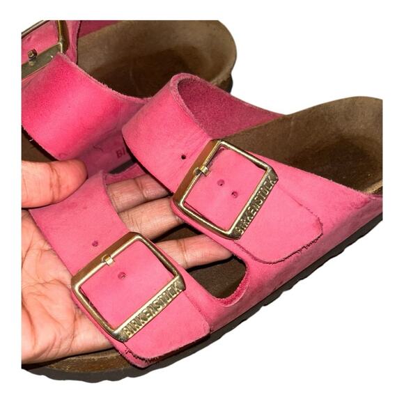 Birkenstock Pink Double Strap Sandals Size 6 - Picture 4 of 6